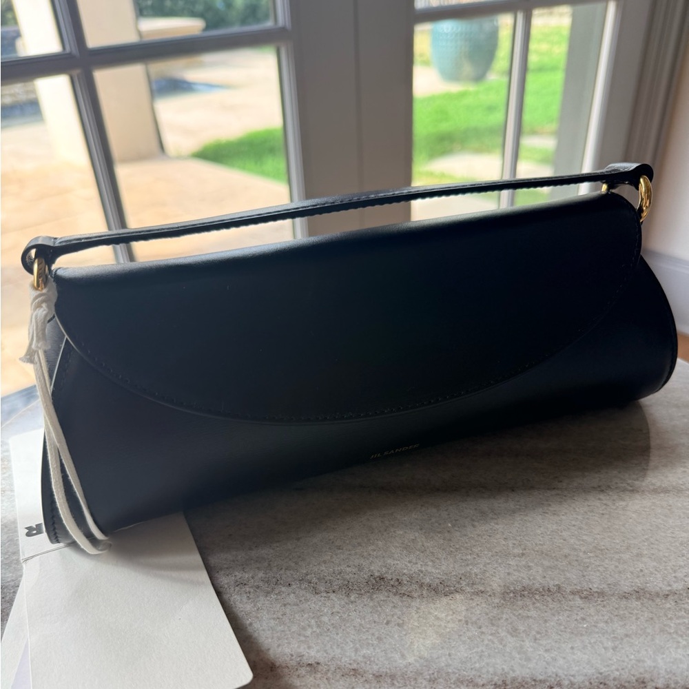 Jil Sander Small Cannolo Leather Shoulder Bag - Picture 12 of 13
